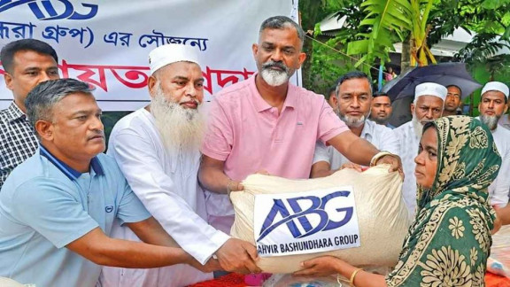 Anvir Bashundhara Group (ABG) Stands by River Erosion-Affected People in Manikganj