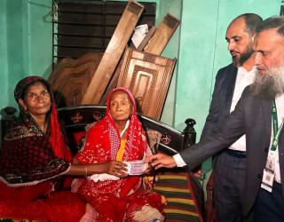 বাউলশিল্পী কাঙালিনী সুফিয়ার পাশে দাঁড়াল আনভীর বসুন্ধরা গ্রুপ ফাউন্ডেশন