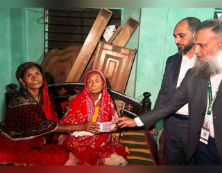 Anvir Bashundhara Group Foundation Stands Beside Baul Artist Kangalini Sufia