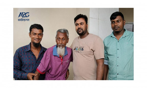 Anvir Bashundhara Group Foundation Stands by the Helpless Elderly Man