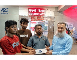 ABG Foundation Extends Helping Hand to Burn Victim with Treatment Costs