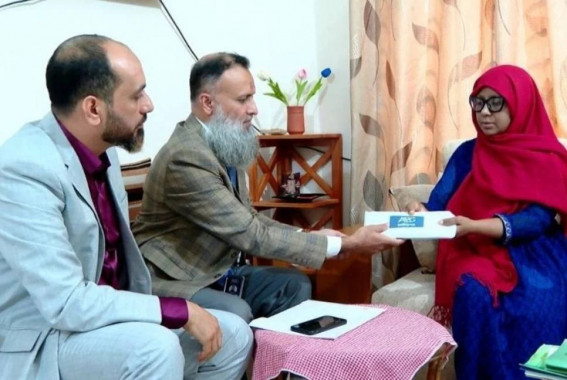 Anvir Bashundhara Group Foundation provides support for cancer-stricken teacher