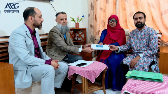 Anvir Bashundhara Foundation supports cancer-stricken teacher