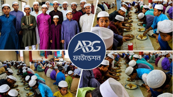এতিম শিশুদের মুখে হাসি ফোটাতে নিয়মিত খাবার দিচ্ছে এবিজি ফাউন্ডেশন